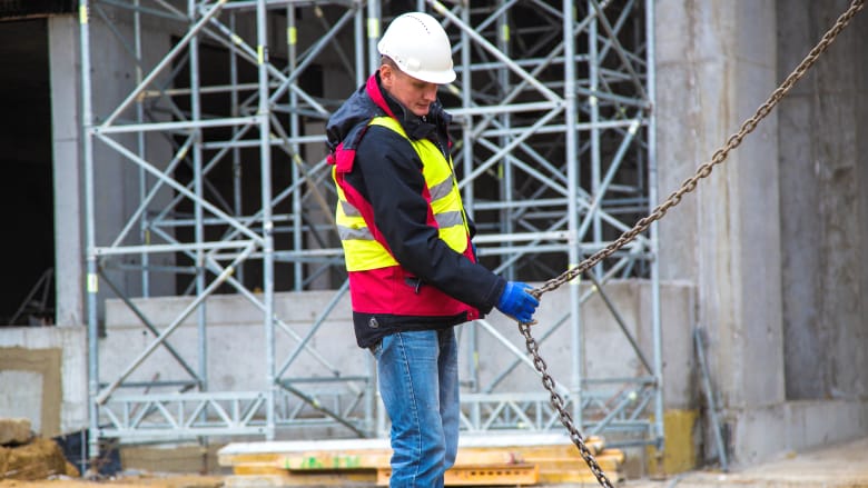 Company building front view